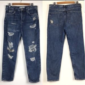TopShop Distressed Boyfriend Jeans